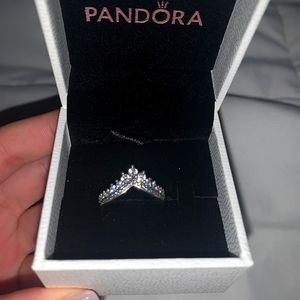 Original Pandora ring 925 sterling silver crown